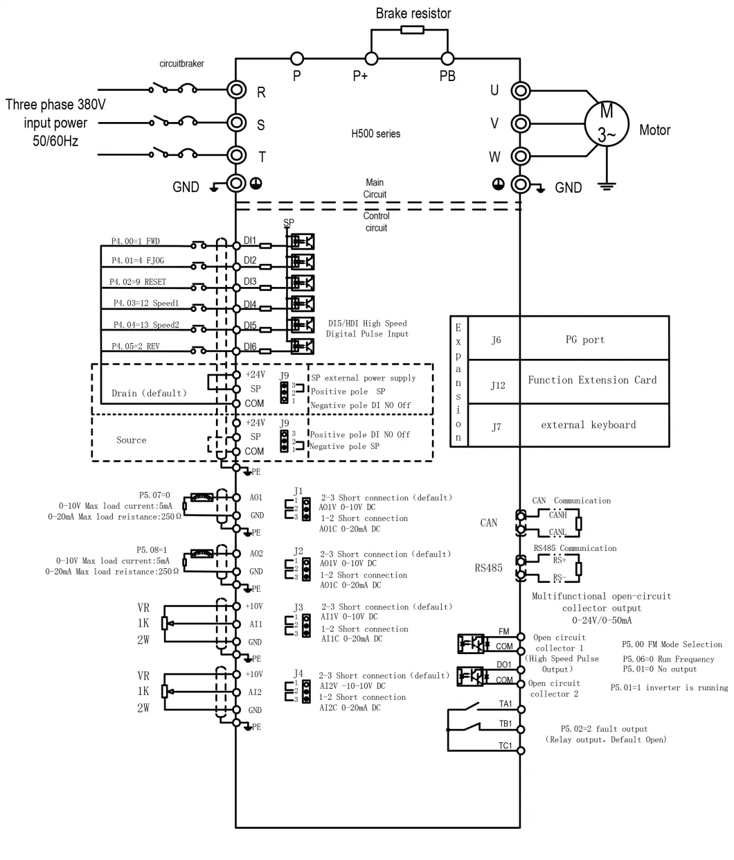 Similar Delta/ABB/Invt 7.5kw 380V 50-60Hz AC Drive/VFD/ Frequency Inverter/Power Inverter/Converter/Power Supply